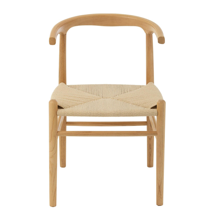 Eetkamerstoel Naturel Beech hout 56 cm-Eetkamerstoelen-J-Line