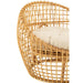 Eetkamerstoel Naturel Linnen 84 cm 84x79x67 cm-Kussens-J-Line