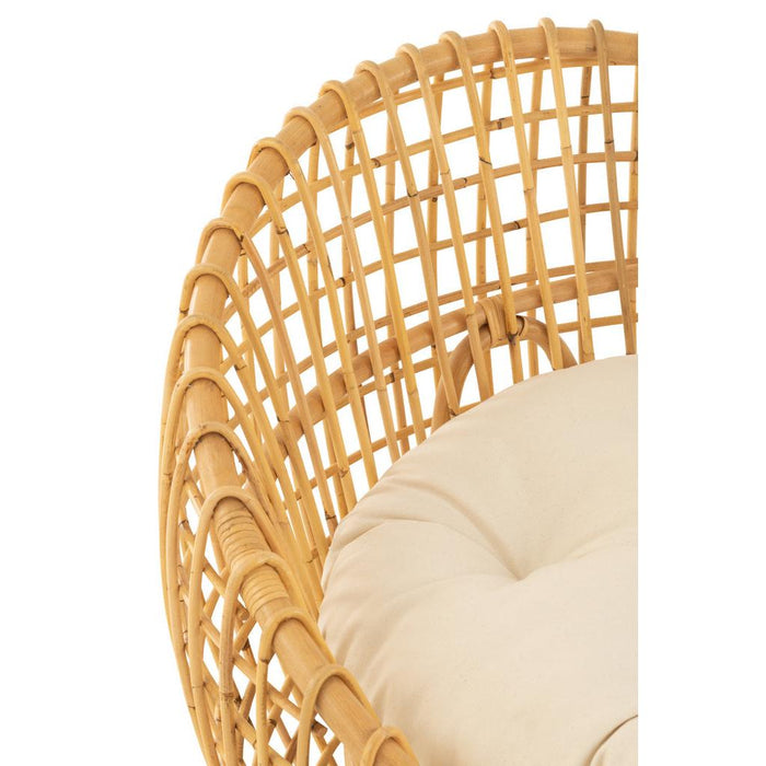 Eetkamerstoel Naturel Linnen 84 cm-Eetkamerstoelen-J-Line