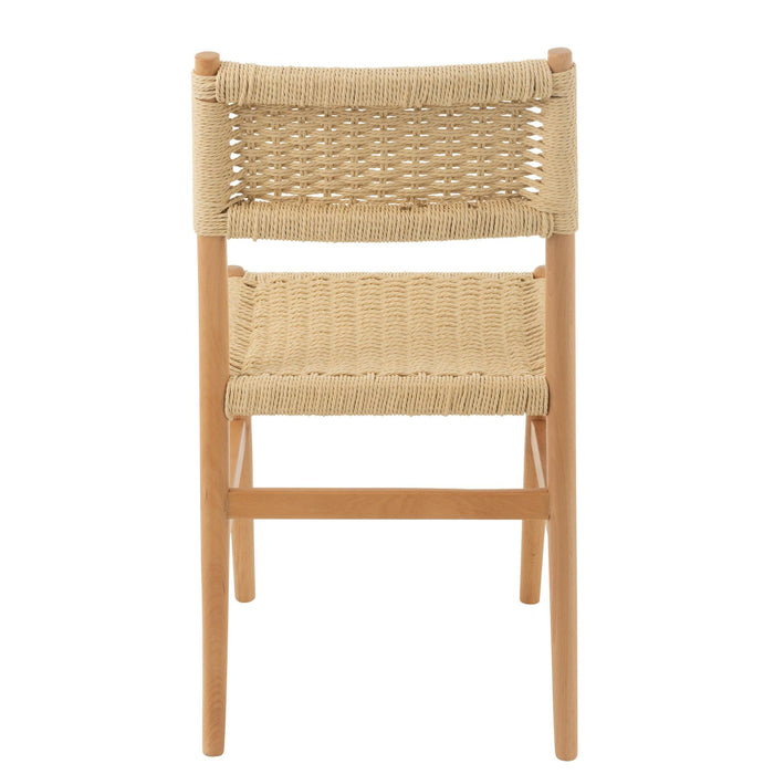 Eetkamerstoel Naturel Paper 50 cm-Eetkamerstoelen-J-Line