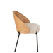 Eetkamerstoel Naturel Polyester 54 cm-Eetkamerstoelen-J-Line