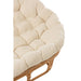 Eetkamerstoel Naturel Rotan 110 cm 110x159x55 cm-Kussens-J-Line
