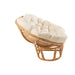 Eetkamerstoel Naturel Rotan 110 cm 110x159x55 cm-Kussens-J-Line