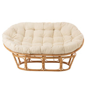 Eetkamerstoel Naturel Rotan 110 cm 110x159x55 cm-Kussens-J-Line