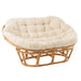Eetkamerstoel Naturel Rotan 110 cm 110x159x55 cm-Kussens-J-Line