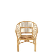 Eetkamerstoel Naturel Rotan 44 cm Rotan 44x41x52 cm-Eetkamerstoelen-J-Line