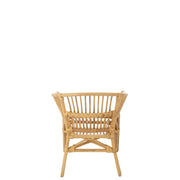 Eetkamerstoel Naturel Rotan 44 cm Rotan 44x41x52 cm-Eetkamerstoelen-J-Line