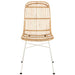 Eetkamerstoel Naturel Rotan 44 cm - Rotan,ijzer-Eetkamerstoelen-J-Line
