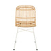 Eetkamerstoel Naturel Rotan 44 cm - Rotan,ijzer-Eetkamerstoelen-J-Line