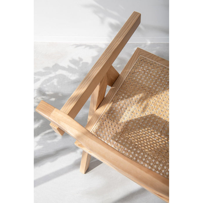 Eetkamerstoel Naturel Rotan 59 cm-Eetkamerstoelen-J-Line