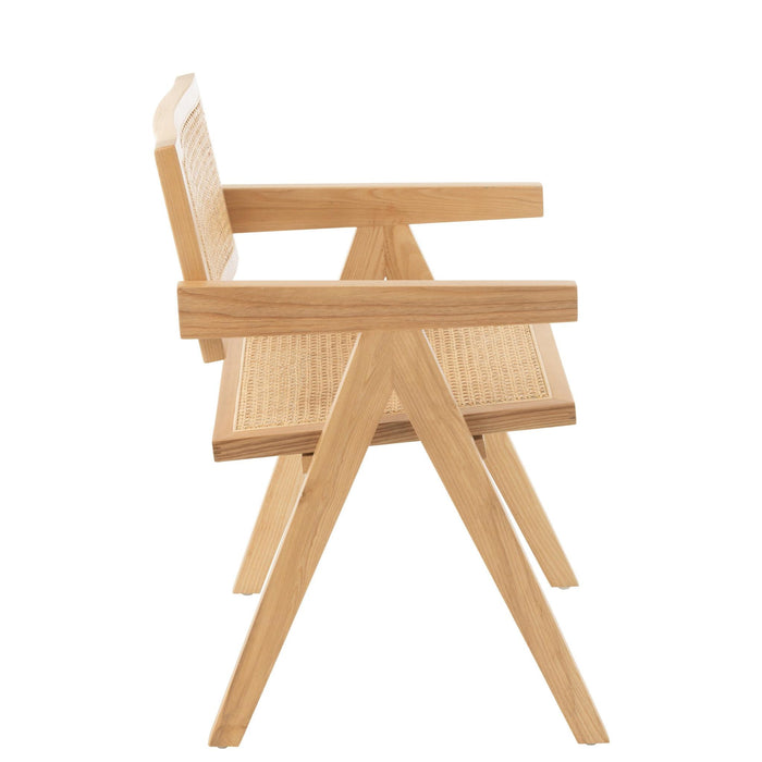 Eetkamerstoel Naturel Rotan 59 cm-Eetkamerstoelen-J-Line