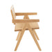 Eetkamerstoel Naturel Rotan 59 cm-Eetkamerstoelen-J-Line
