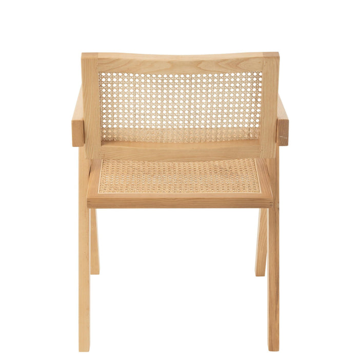 Eetkamerstoel Naturel Rotan 59 cm-Eetkamerstoelen-J-Line