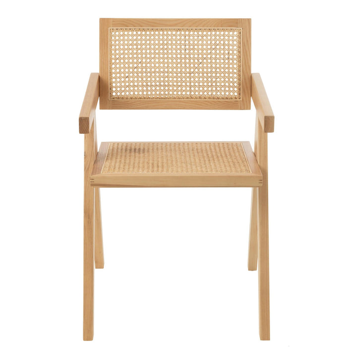 Eetkamerstoel Naturel Rotan 59 cm-Eetkamerstoelen-J-Line