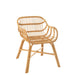 Eetkamerstoel Naturel Rotan 60 cm-Eetkamerstoelen-J-Line