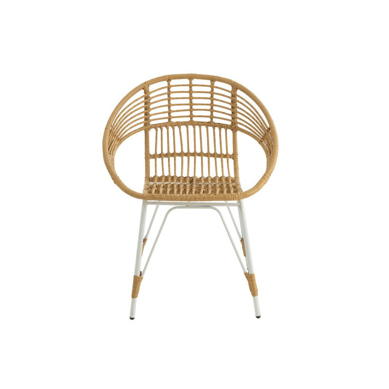 Eetkamerstoel Naturel Rotan 62 cm 61.5x64x79 cm-Eetkamerstoelen-J-Line