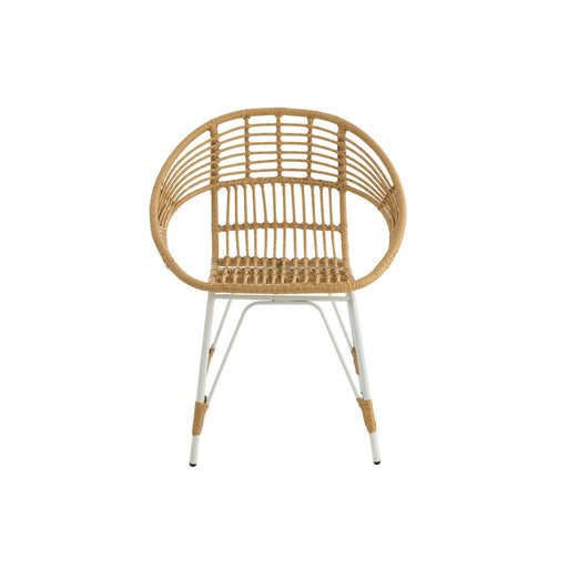 Eetkamerstoel Naturel Rotan 62 cm 61.5x64x79 cm-Eetkamerstoelen-J-Line