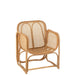 Eetkamerstoel Naturel Rotan 63 cm 63x65x65 cm-Kussens-J-Line
