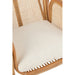 Eetkamerstoel Naturel Rotan 63 cm 63x65x65 cm-Kussens-J-Line