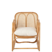 Eetkamerstoel Naturel Rotan 63 cm 63x65x65 cm-Kussens-J-Line