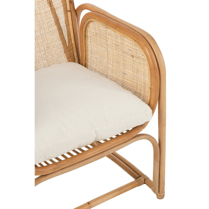 Eetkamerstoel Naturel Rotan 63 cm-Eetkamerstoelen-J-Line