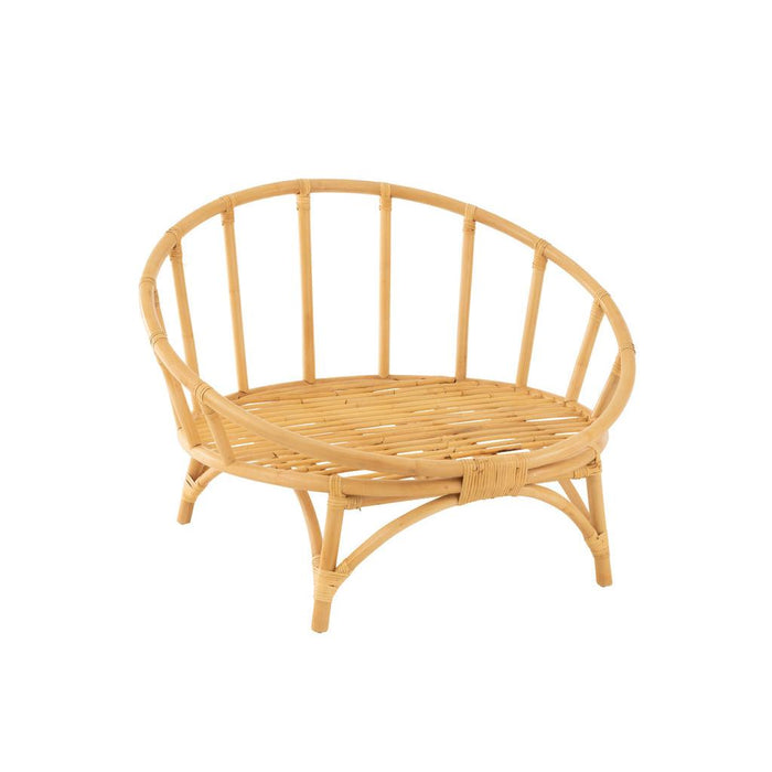Eetkamerstoel Naturel Rotan 98 cm 98x98x70 cm-Kussens-J-Line
