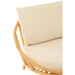 Eetkamerstoel Naturel Rotan 98 cm 98x98x70 cm-Kussens-J-Line