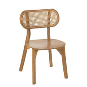Eetkamerstoel Naturel Teakhout 40 cm 40x48x80 cm-Eetkamerstoelen-J-Line