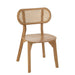 Eetkamerstoel Naturel Teakhout 40 cm-Eetkamerstoelen-J-Line