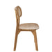 Eetkamerstoel Naturel Teakhout 40 cm-Eetkamerstoelen-J-Line