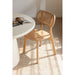 Eetkamerstoel Naturel Teakhout 40 cm-Eetkamerstoelen-J-Line