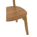 Eetkamerstoel Naturel Teakhout 40 cm-Eetkamerstoelen-J-Line