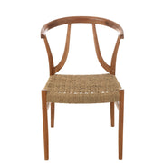 Eetkamerstoel Naturel Teakhout 53 cm 53x50x81 cm-Eetkamerstoelen-J-Line