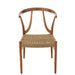 Eetkamerstoel Naturel Teakhout 53 cm 53x50x81 cm-Eetkamerstoelen-J-Line
