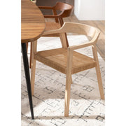 Eetkamerstoel Naturel Teakhout 55 cm 55x55x71 cm-Eetkamerstoelen-J-Line