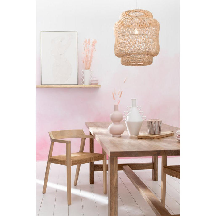 Eetkamerstoel Naturel Teakhout 55 cm-Eetkamerstoelen-J-Line