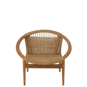 Eetkamerstoel Naturel Teakhout Rond 90 cm 90x90x70 cm-Eetkamerstoelen-J-Line