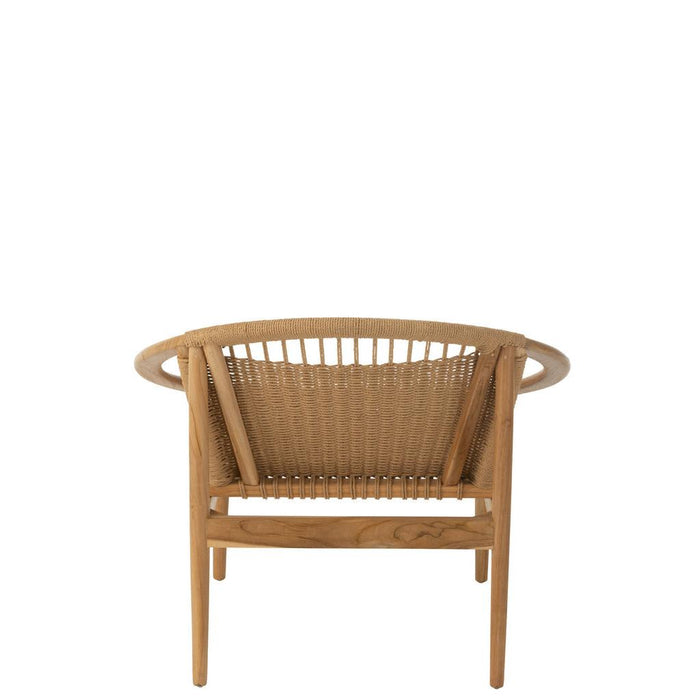 Eetkamerstoel Naturel Teakhout Rond 90 cm-Eetkamerstoelen-J-Line