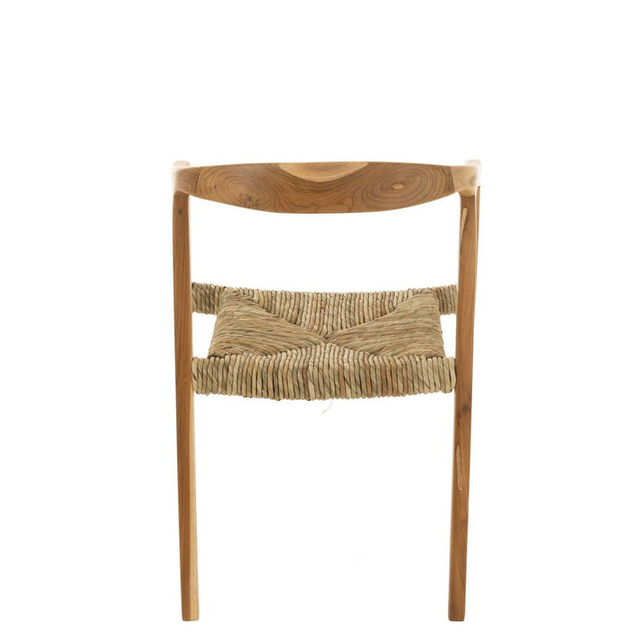 Eetkamerstoel Naturel Zeegras 53 cm-Eetkamerstoelen-J-Line