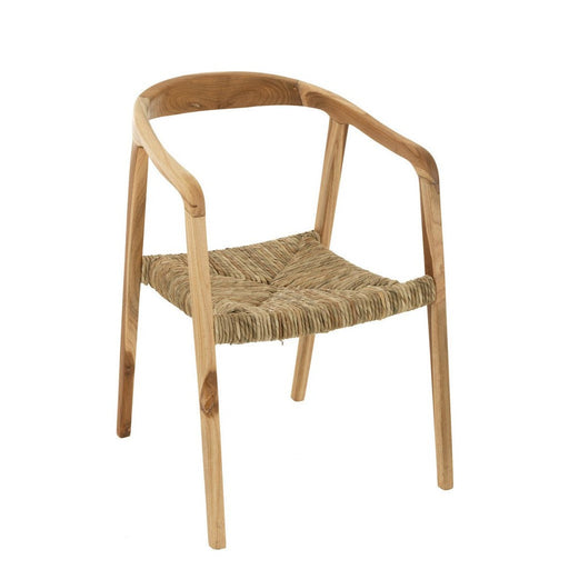 Eetkamerstoel Naturel Zeegras 53 cm-Eetkamerstoelen-J-Line