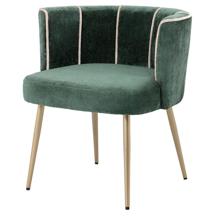 Eetkamerstoel Nell Polyester Groen-Eetkamerstoelen-PTMD