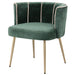 Eetkamerstoel Nell Polyester Groen-Eetkamerstoelen-PTMD