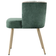Eetkamerstoel Nell Polyester Groen-Eetkamerstoelen-PTMD