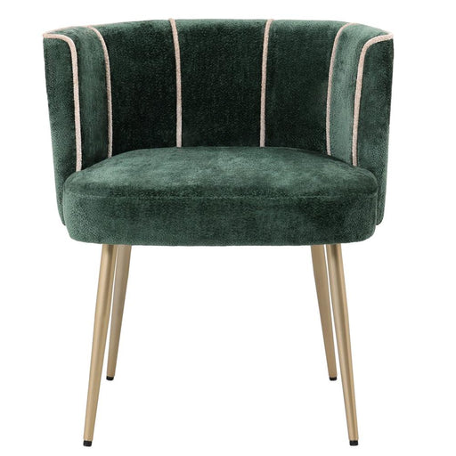 Eetkamerstoel Nell Polyester Groen-Eetkamerstoelen-PTMD