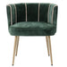 Eetkamerstoel Nell Polyester Groen-Eetkamerstoelen-PTMD