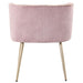 Eetkamerstoel Nell Polyester Roze-PTMD