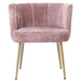 Eetkamerstoel Nell Polyester Roze-PTMD