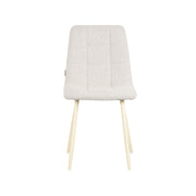 Eetkamerstoel Nino Champagne Boucle 54x45x89 cm-Eetkamerstoelen-LABEL51
