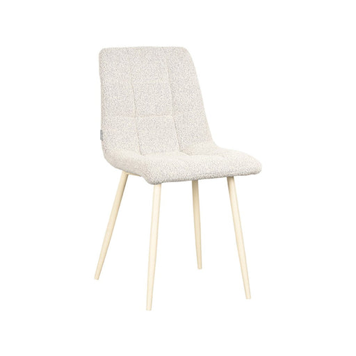 Eetkamerstoel Nino - Champagne - Boucle-Eetkamerstoelen-LABEL51