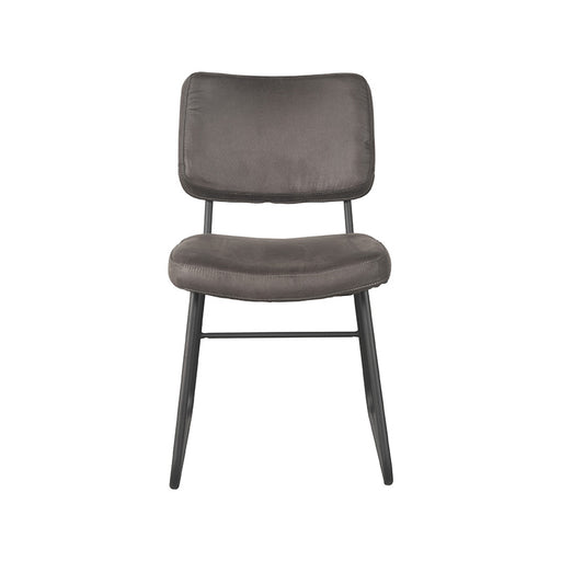 Eetkamerstoel Noah Antraciet Micro Suede 47x61x85 cm-Eetkamerstoelen-LABEL51
